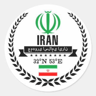 Sticker Rond Iran