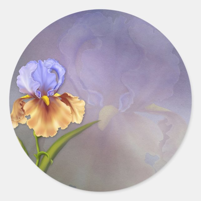 Sticker Rond Iris Dream (Devant)