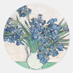 Sticker Rond Irises Vincent van Gogh