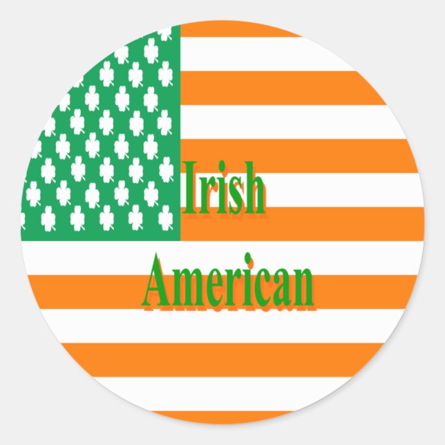 Sticker Rond irlandais (Devant)