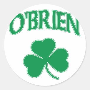 Sticker Rond Irlandais d'O'Brien