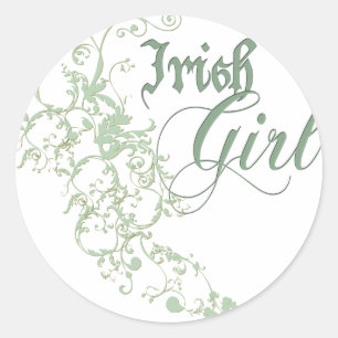 Sticker Rond Irlandaise