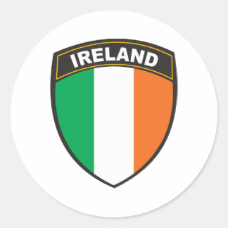 Sticker Rond Irlande