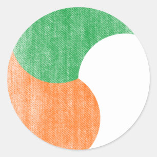 STICKER ROND IRLANDE
