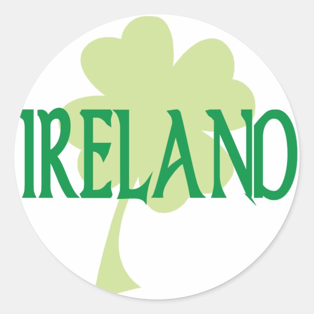 Sticker Rond Irlande (Devant)