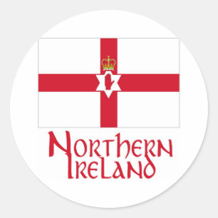 Sticker Rond Irlande du Nord