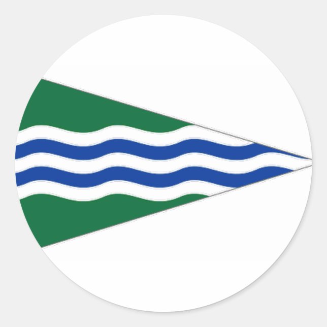 Sticker Rond Irlande National Yacht Club Ensign (Devant)
