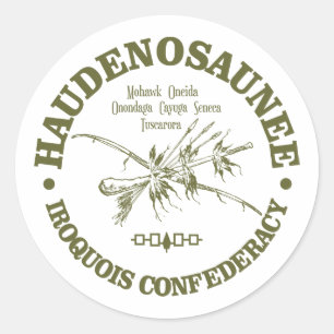 Sticker Rond Iroquois Confederacy (Haudenosaunee)