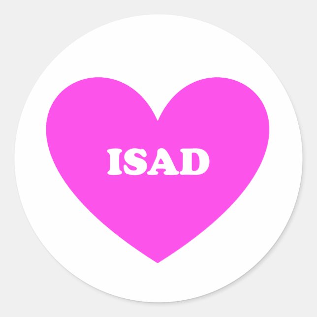 Sticker Rond Isad (Devant)
