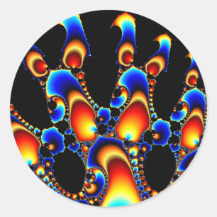 Sticker Rond It - Mandelbrot Fractal Art