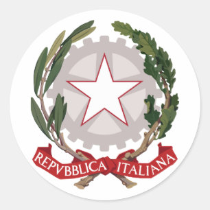 Sticker Rond Italie