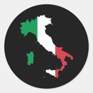 Sticker Rond Italie