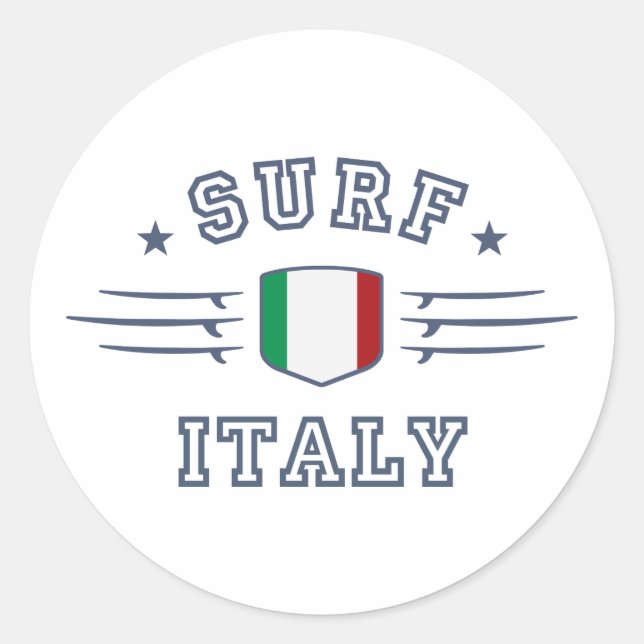 Sticker Rond Italie (Devant)