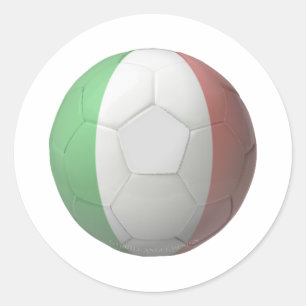 Sticker Rond Italie Football
