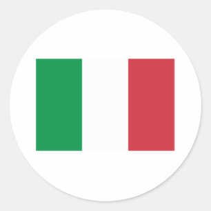 Sticker Rond Italie Produits du pavillon