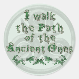 Sticker Rond Ivy Triskel