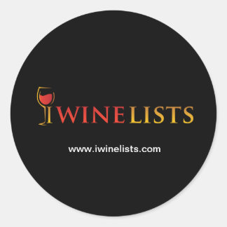 Sticker rond iWineLists