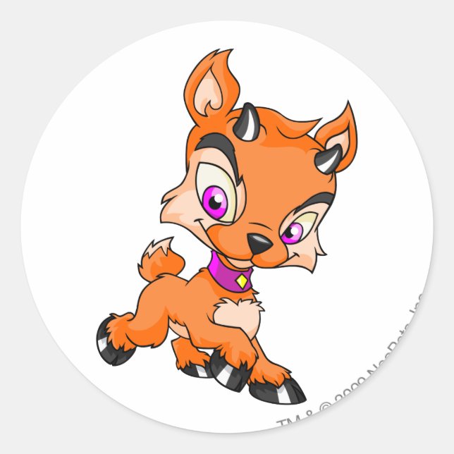 Sticker Rond Ixi Orange (Devant)