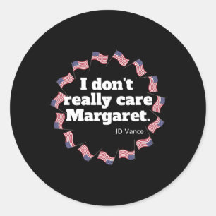 Sticker Rond J.d Vance Interview de J.d. Vance ‘i Don’t Really