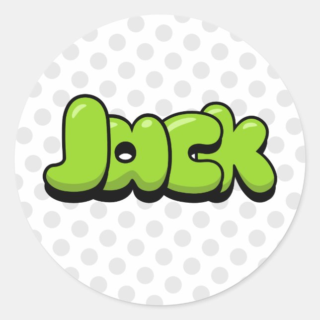 Sticker rond Jack Classic (Devant)