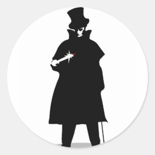 Sticker Rond Jack Le Ripper