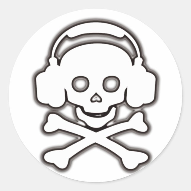 Sticker Rond Jack_noir (Devant)