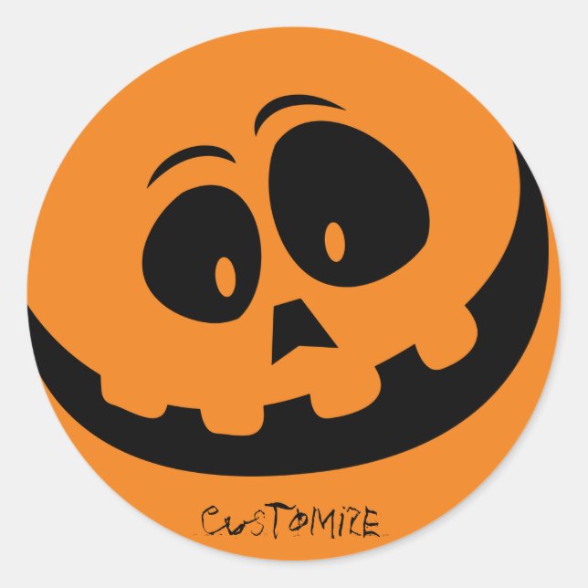 Sticker Rond Jack Olantern Sourire Thunder_Cove (Devant)