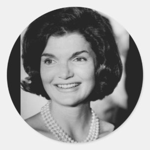 Sticker Rond Jackie Kennedy