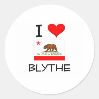 Sticker Rond J'adore BLYTHE California