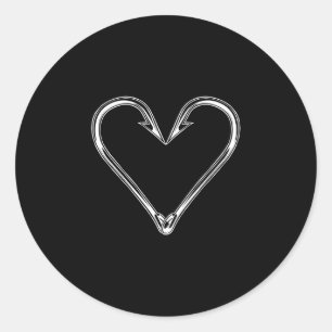 Sticker Rond J'adore la performance de pêche