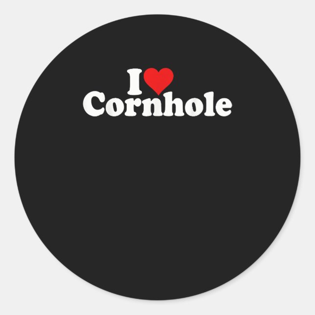 STICKER ROND J'ADORE LE COEUR DE COEUR (Devant)