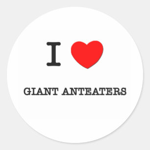 Sticker Rond J'adore les ANTÉTERS GÉANTS
