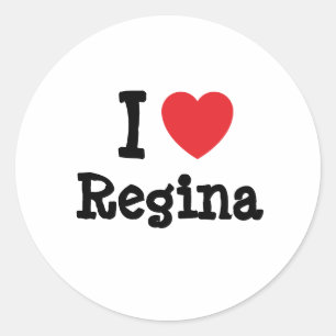 Sticker Rond J'adore Regina heart T-Shirt