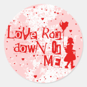 Sticker Rond J'adore tomber sur moi