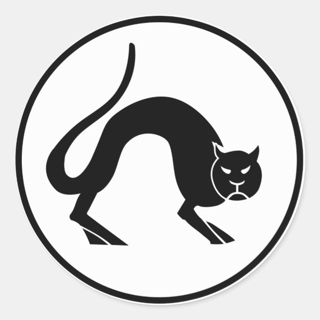 Sticker Rond Jagdgeschwader 51 Molders 8. Personnel (Devant)