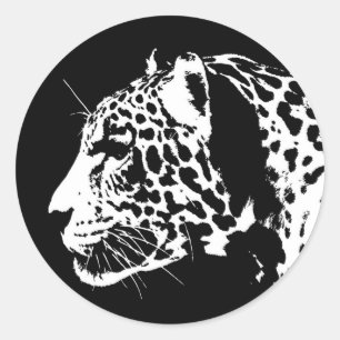 Sticker Rond Jaguar