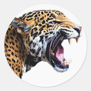 Sticker Rond jaguar