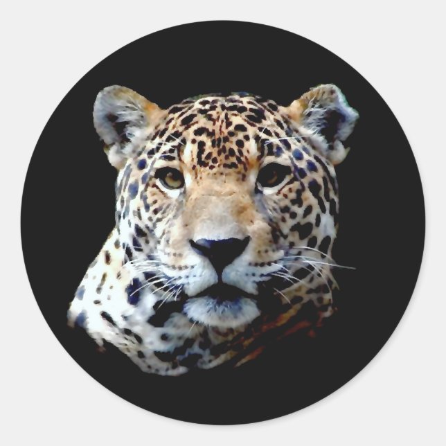 Sticker Rond Jaguar (Devant)