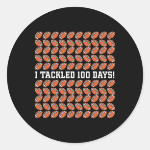 Sticker Rond J'Ai Attaqué 100 Jours De Football Scolaire 100E J