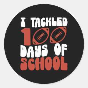 Sticker Rond J'Ai Attaqué 100 Jours De Football Scolaire 100E J