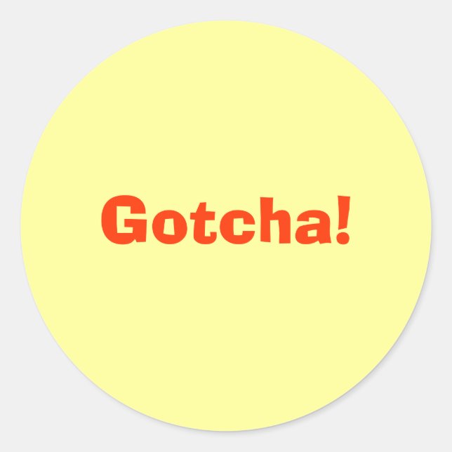 Sticker Rond J'ai compris ! (Devant)