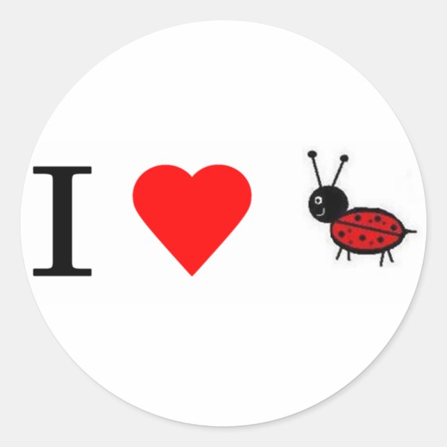 Sticker Rond J'ai des problèmes de dame cardiaque (Devant)