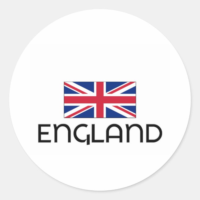 STICKER ROND J'AI LE COEUR DE L'ANGLE (Devant)