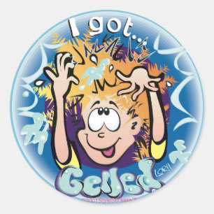 Sticker Rond J'ai obtenu gélifié ! LT de StyleStickers™ ©2