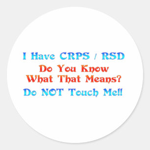 Sticker Rond J'Ai RDDC Savez-Vous Ce Que Cela Signifie