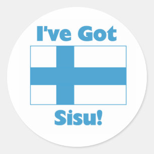 Sticker Rond J'ai Sisu