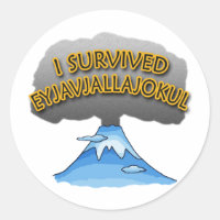 J'ai survécu Eyjafjallajokull Tshirt Volcano