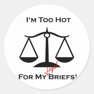 Sticker Rond J'ai trop chaud...