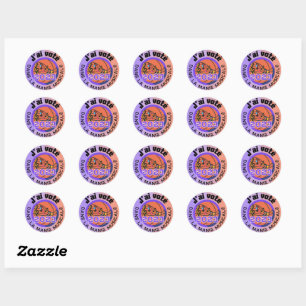 Sticker Rond J'ai voté 2023 Manie Musicale Officiel