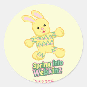 Sticker Rond Jaillissez dans Webkinz !
